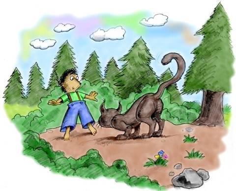 Chisel walking on Beach Trail